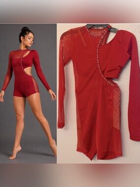 The Line up solo dance costume custom CARLSBAD contemporary biketard jazz SA